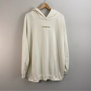 Jadelynn Brooke It’s a Good Life-Trust the Journey White Hooded Sweatshirt XL